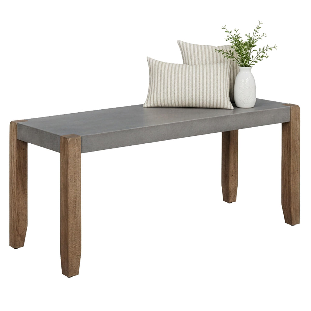 Alaterre Furniture Newport 40 Inch Solid Wood Entryway Bench - Modern Farmhouse Indoor Decorative Bench with Handcrafted Woven Rope Seat - Furniture for Entryway, Dining Room, or Kitchen (White)